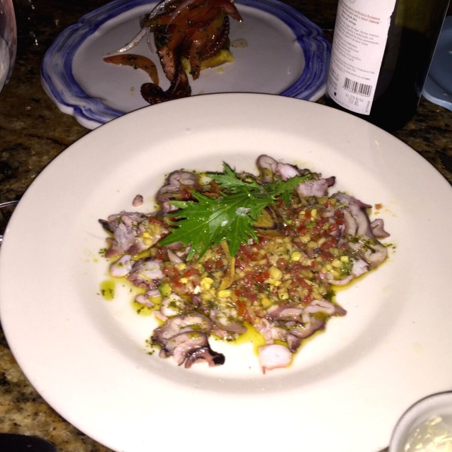 Carpaccio de pulpo