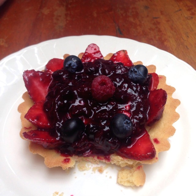 Tartaleta de frutos rojos