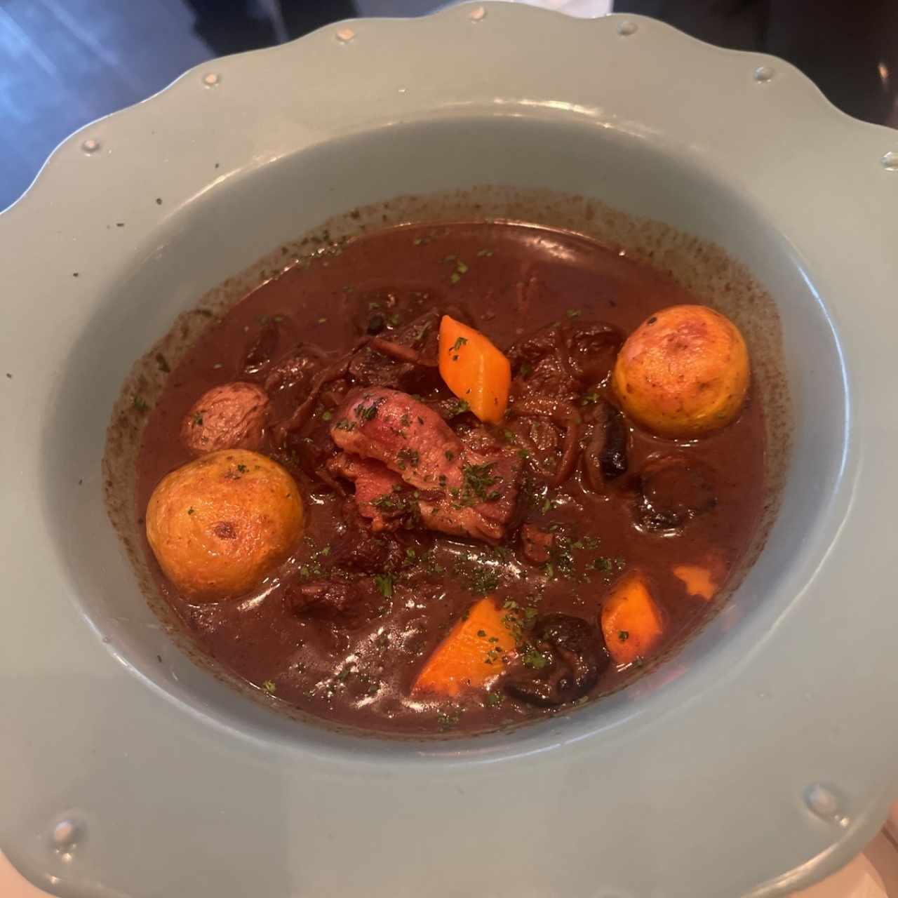 Beef bourguiñon 