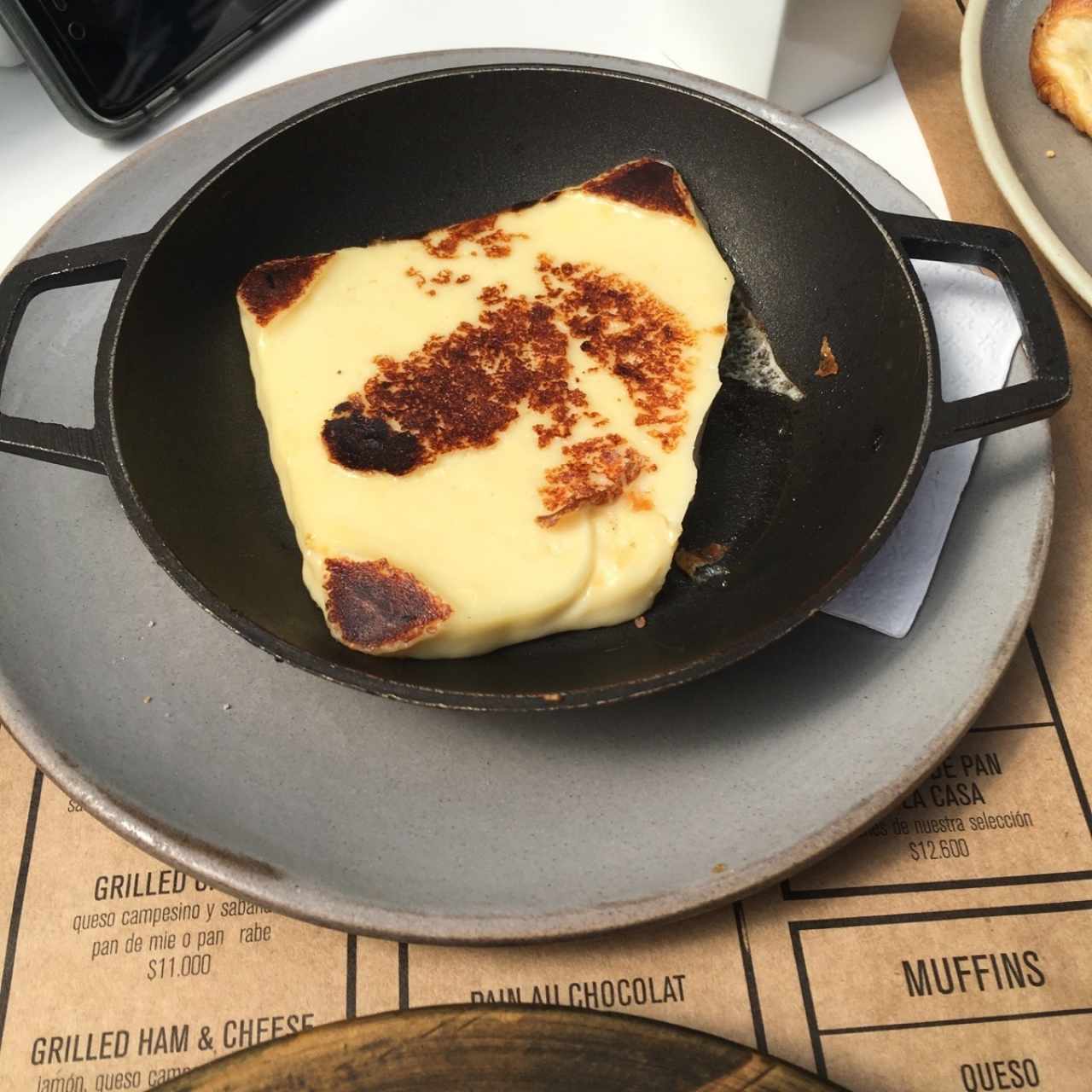 Queso a la plancha