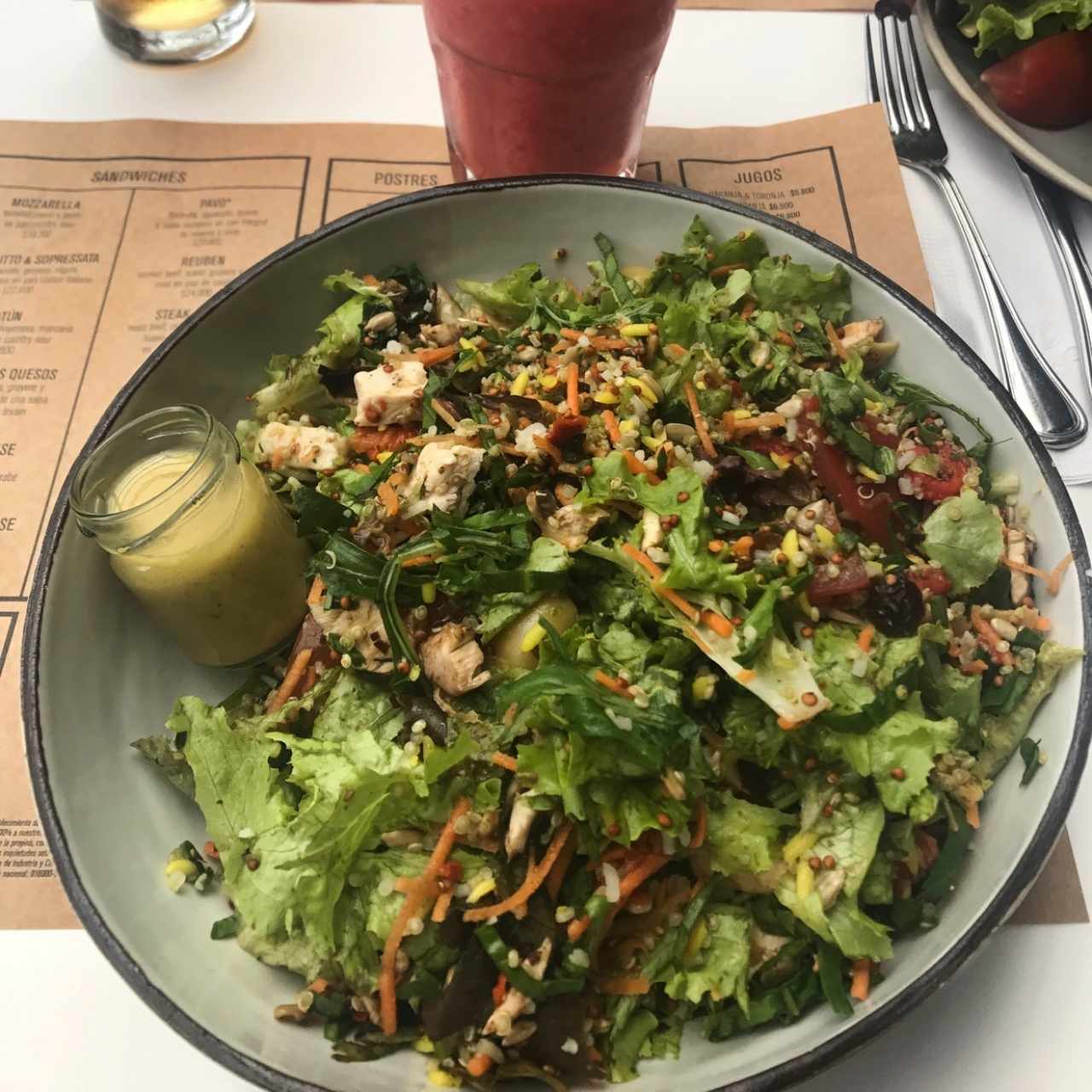 Ensalada de la barra