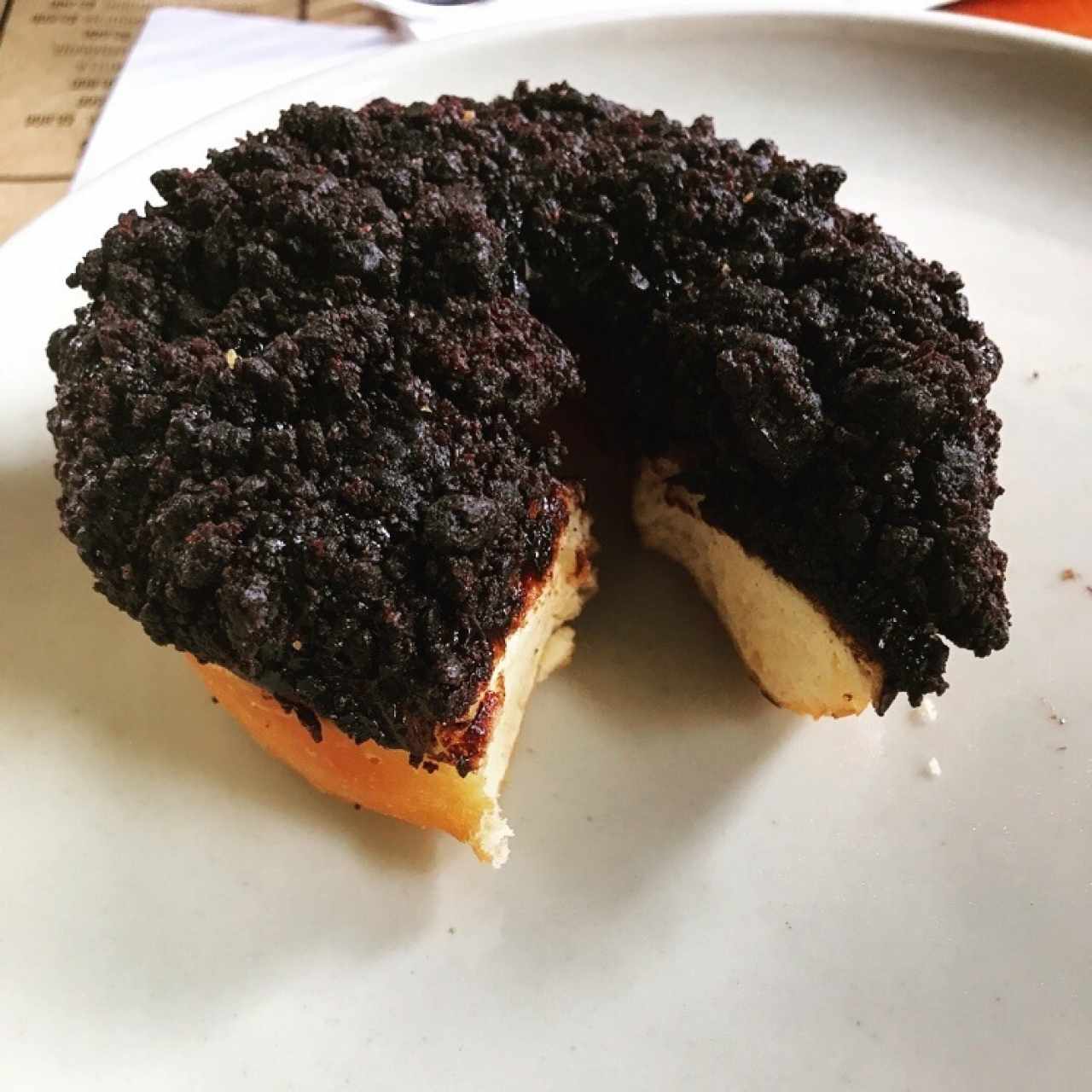 donut de chocolate
