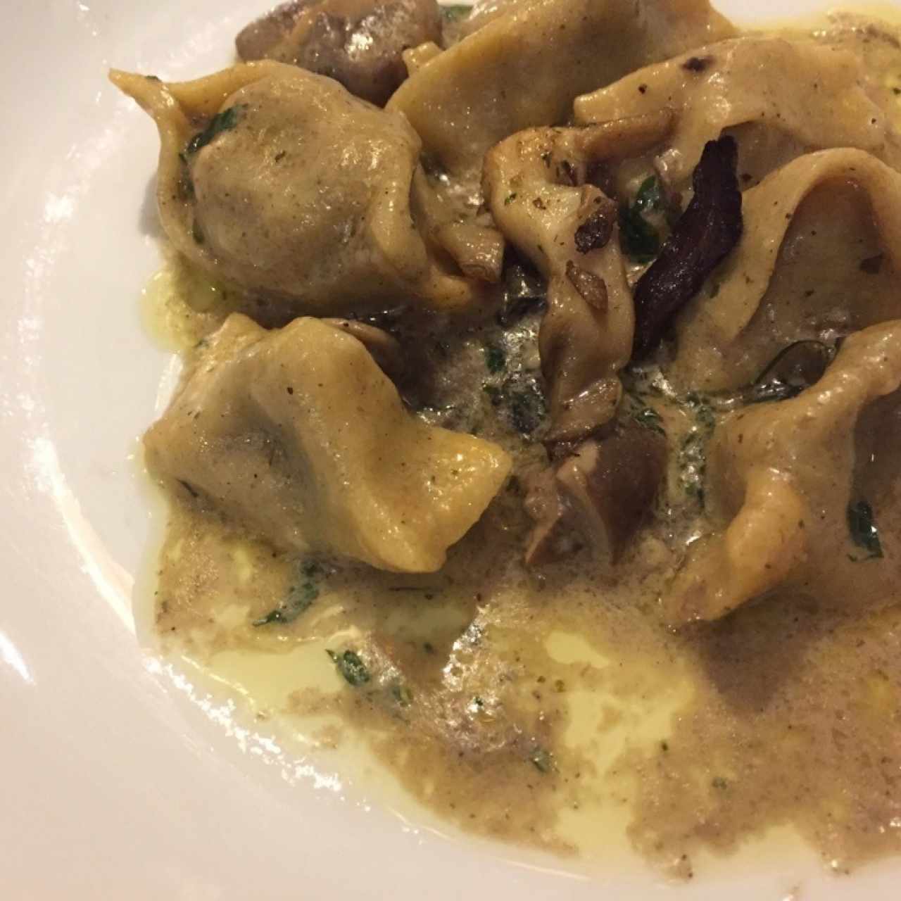 Ravioles de carne braseada