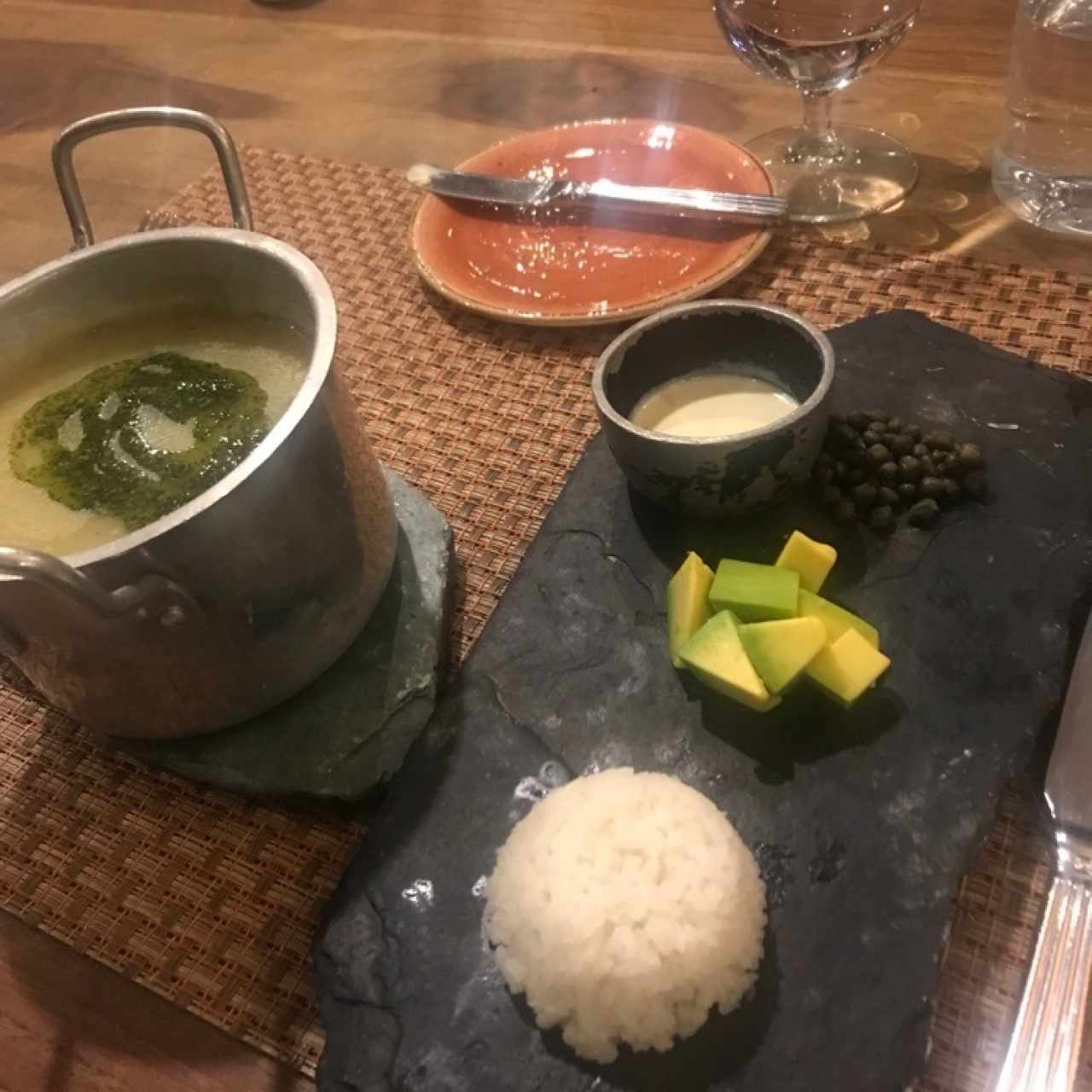 Ajiaco con pollo