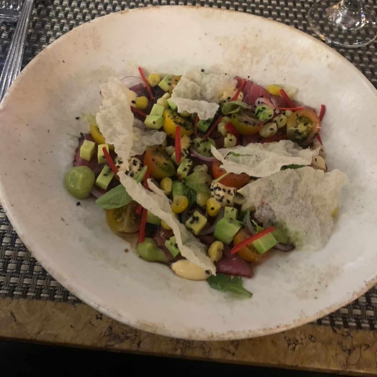 Tiraditos de pescado 