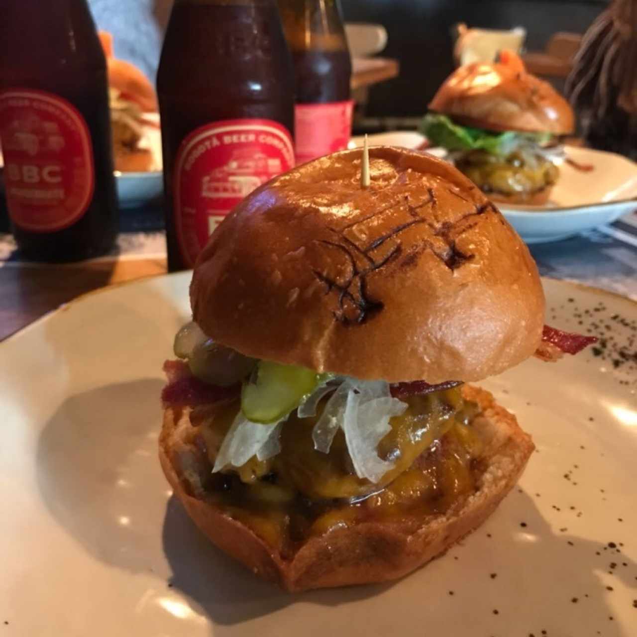 Double bacon cheeseburger