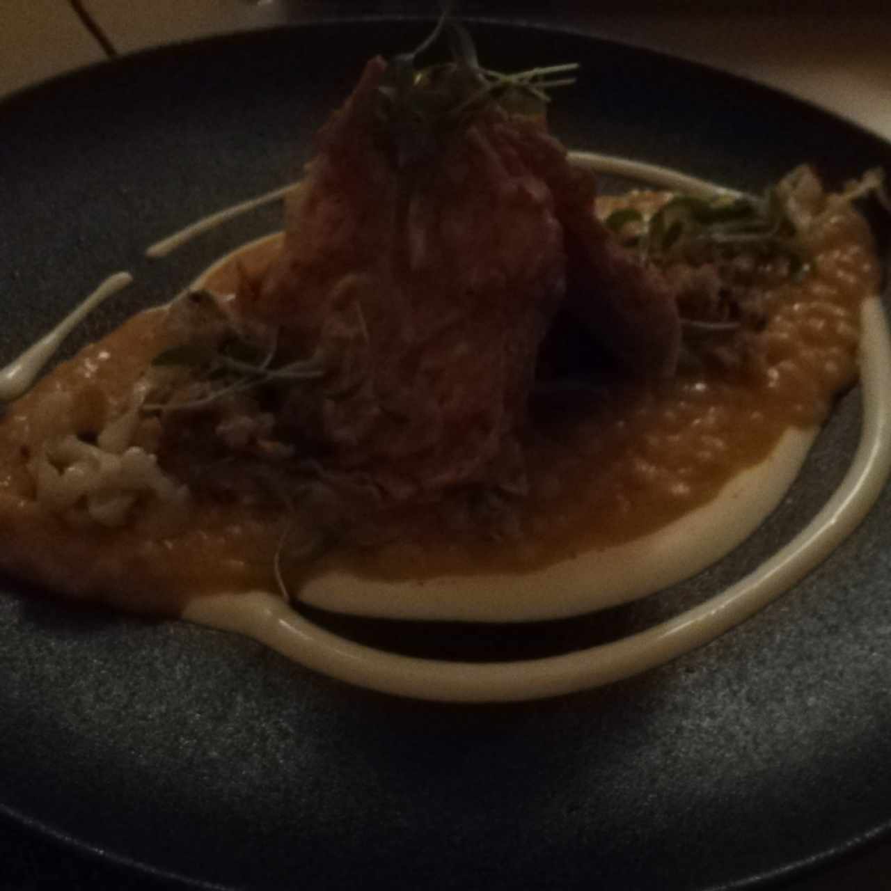 arroz caldoso con chipi chipi