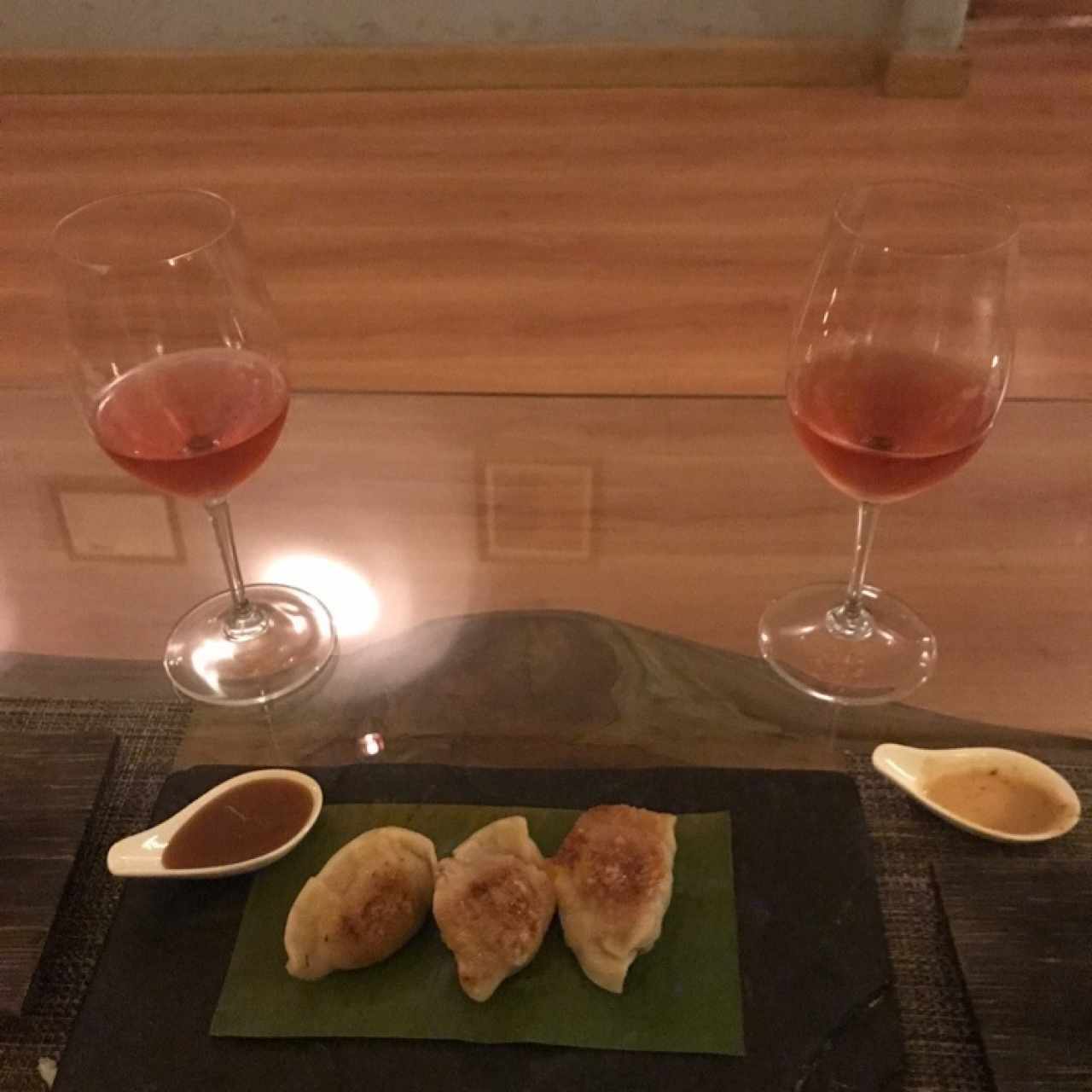 gyosas de morcilla