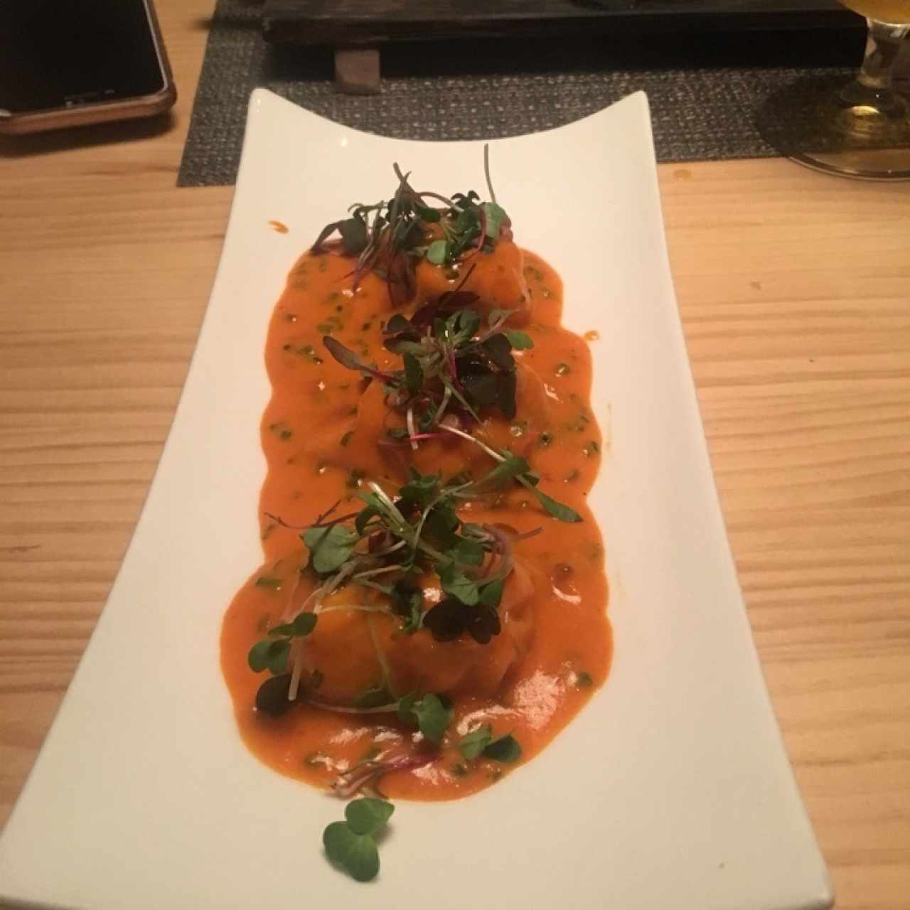 Raviolis de cangrejo