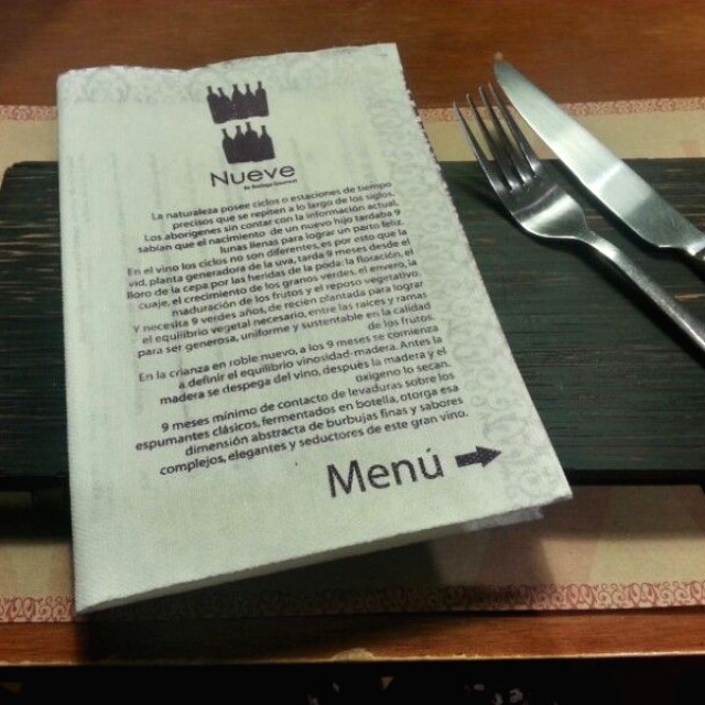 Menu-servilleta 