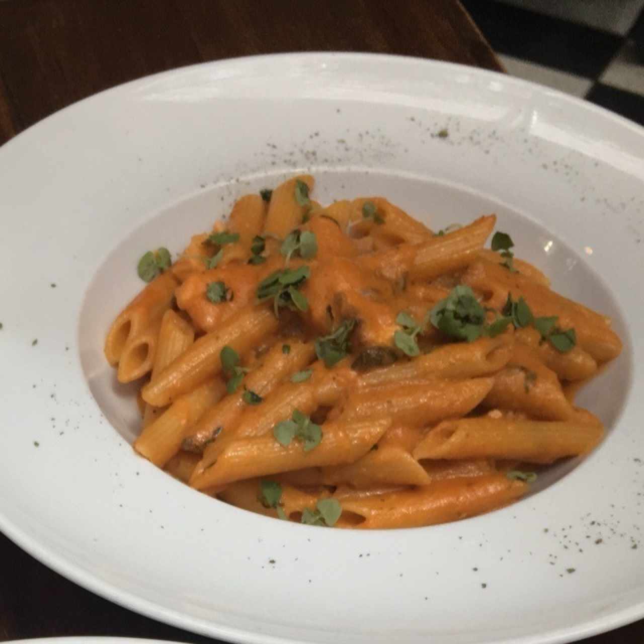 penne salmon