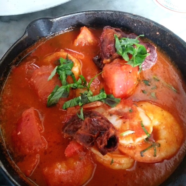 Langosticos al horno