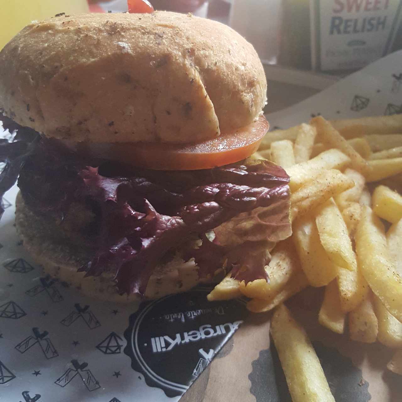 Hamburguesa jalapeño