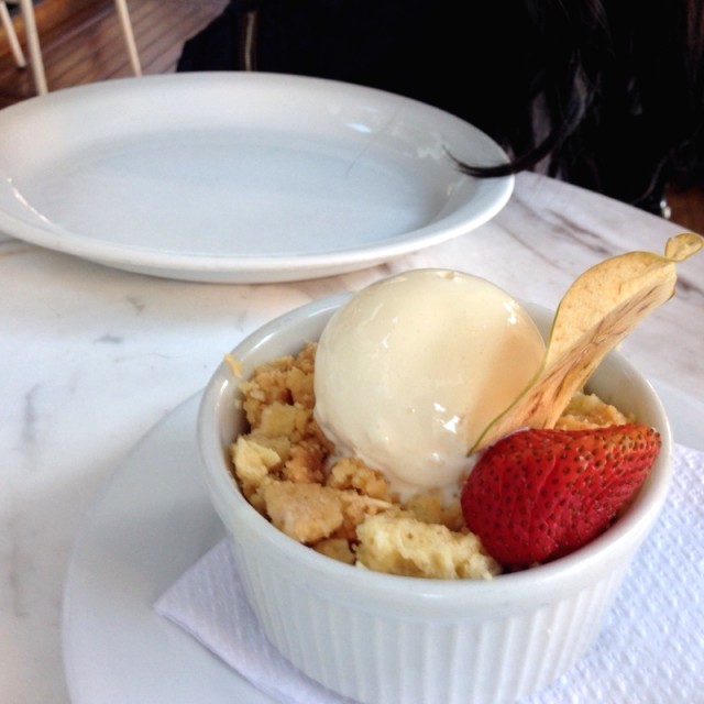 Crumble de manzana