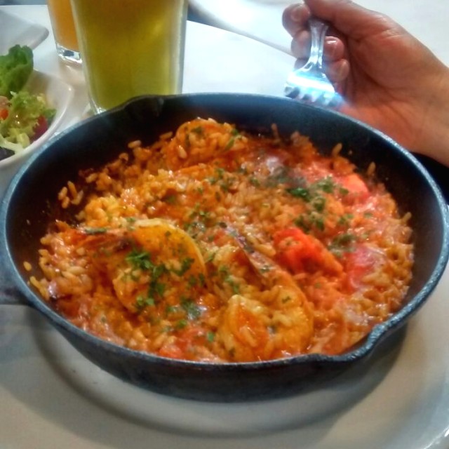 Arroz langostino