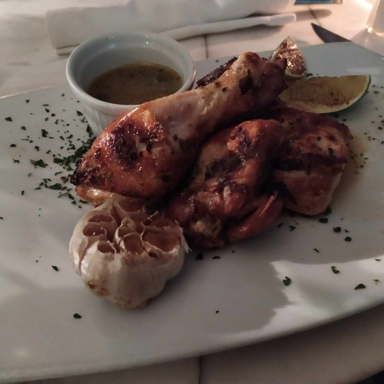 pollo al horno en cocción lenta 