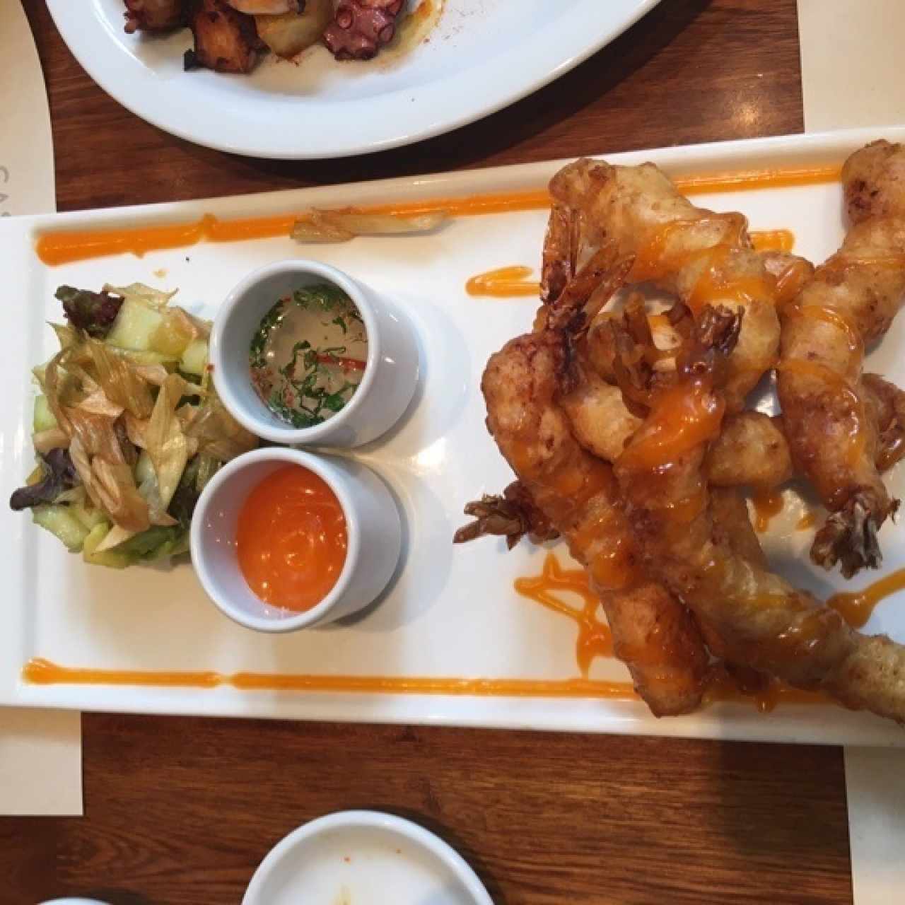 Langostinos Tempura