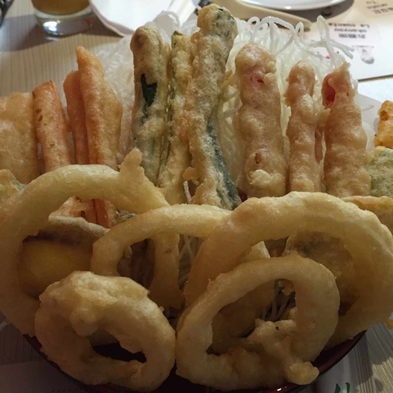 Vegetales tempura