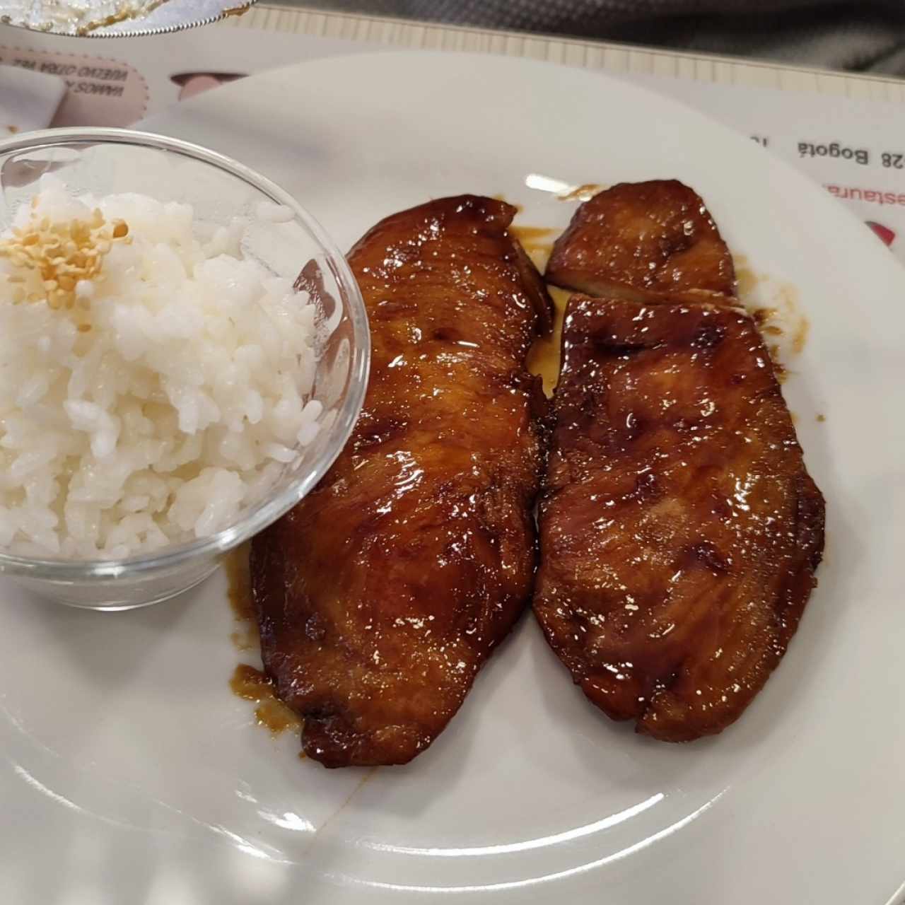 pollo teriyaki
