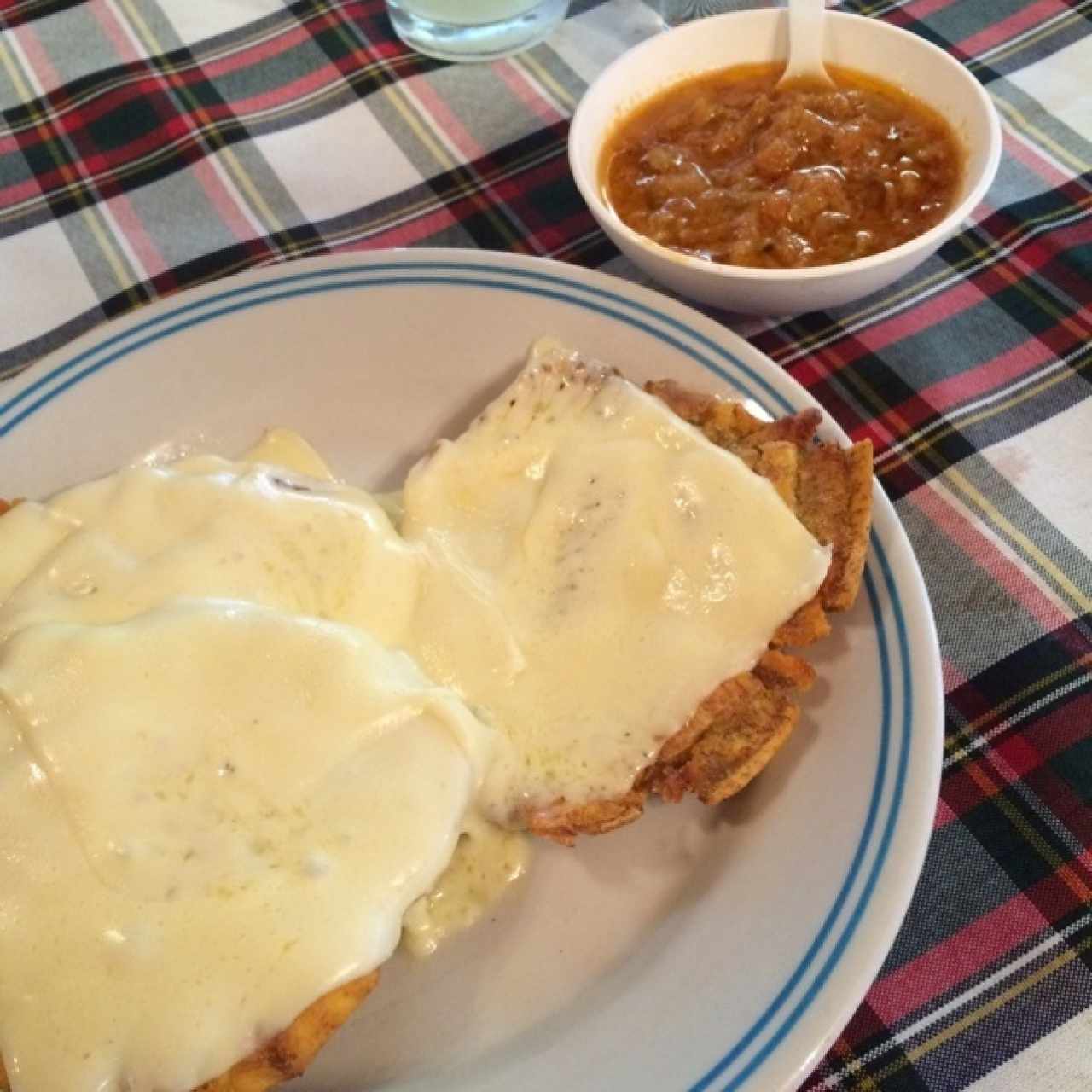 patacones gratinados 