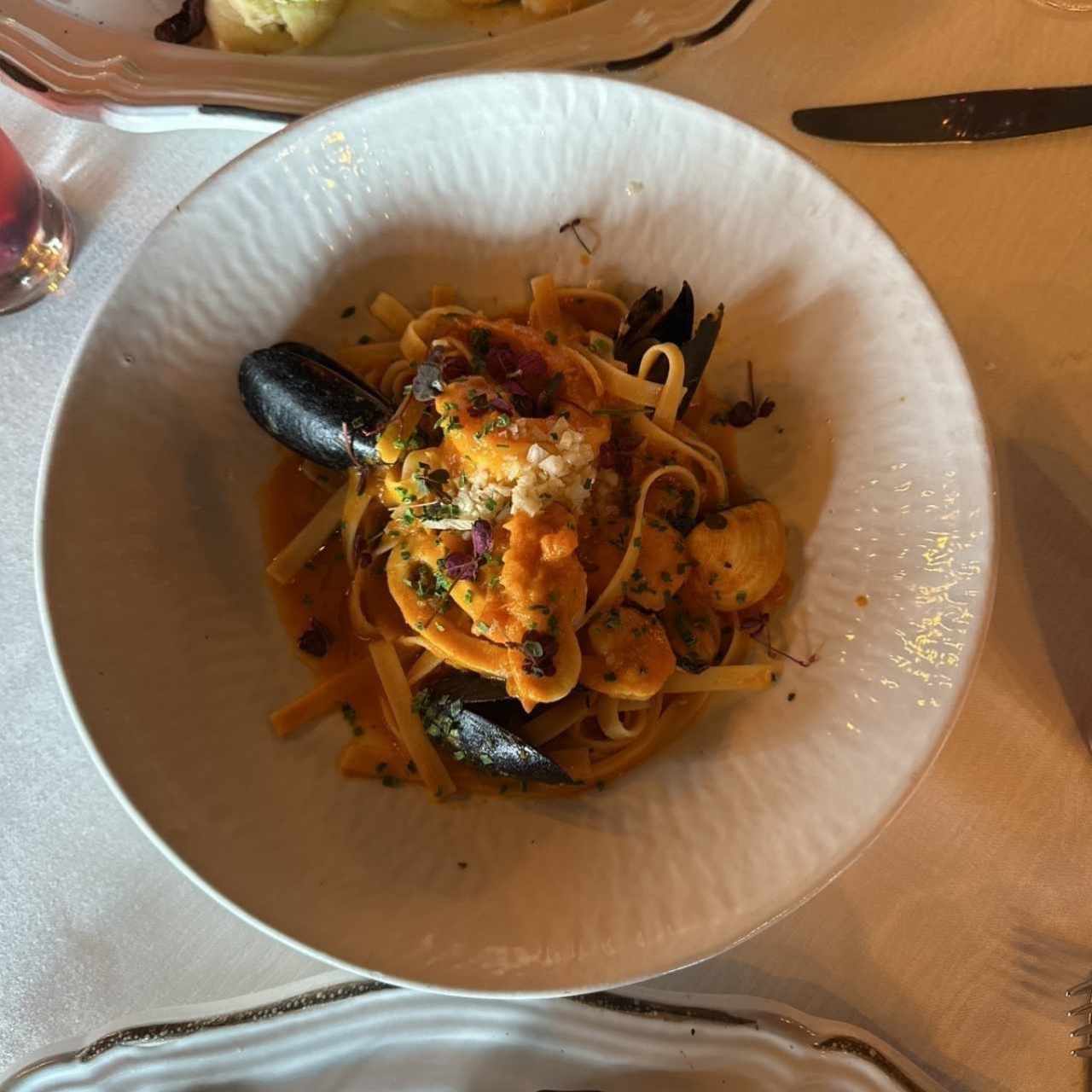 Fetucchine frutos de mar 