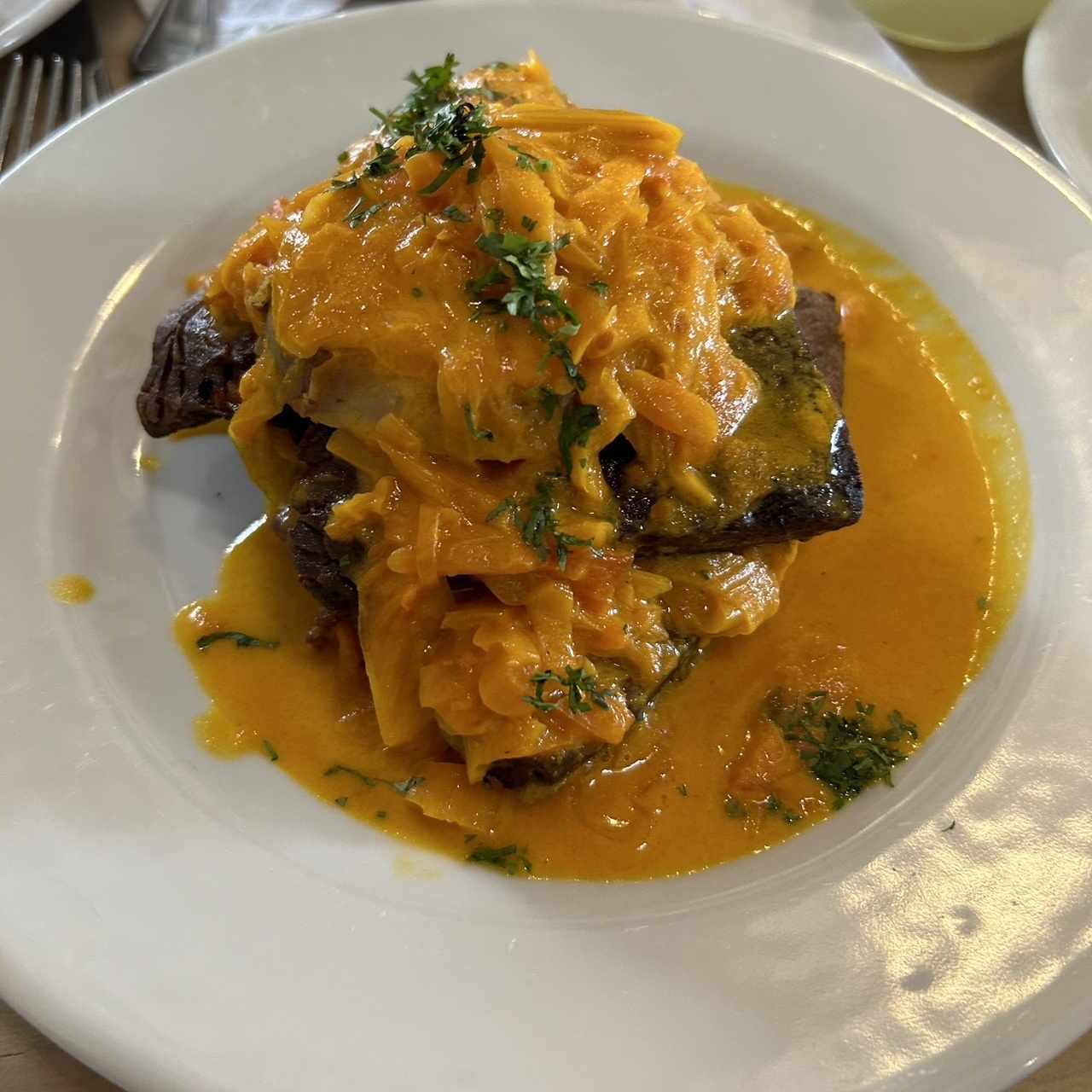 Sobrebarriga del chef