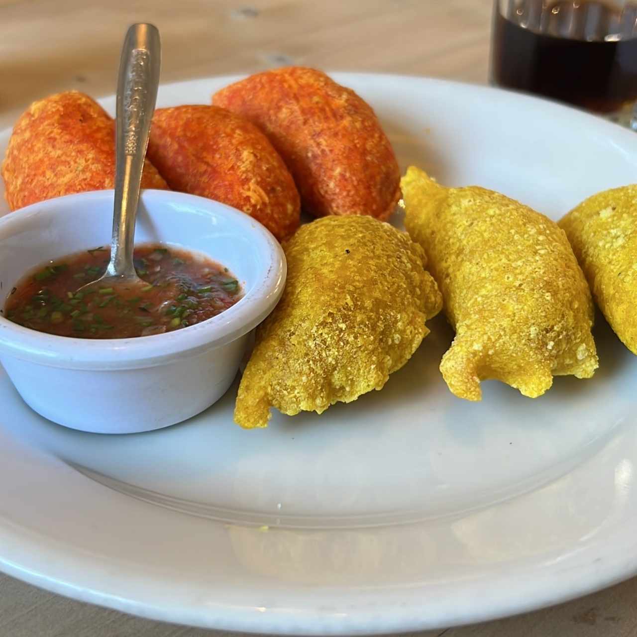 Empanadas de pollo y de carne 