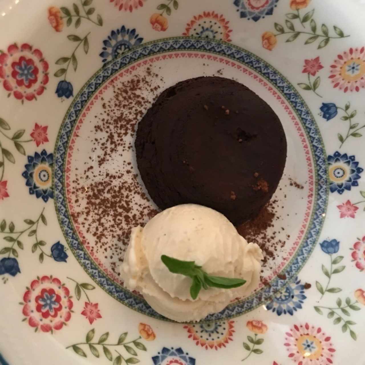 Soufflé de chocolate