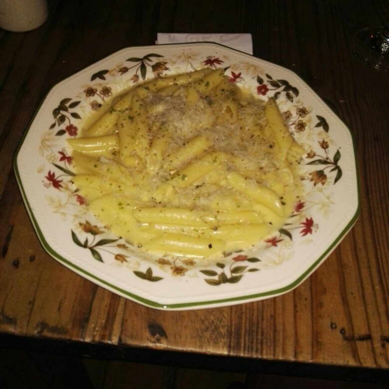 penne tres quesos