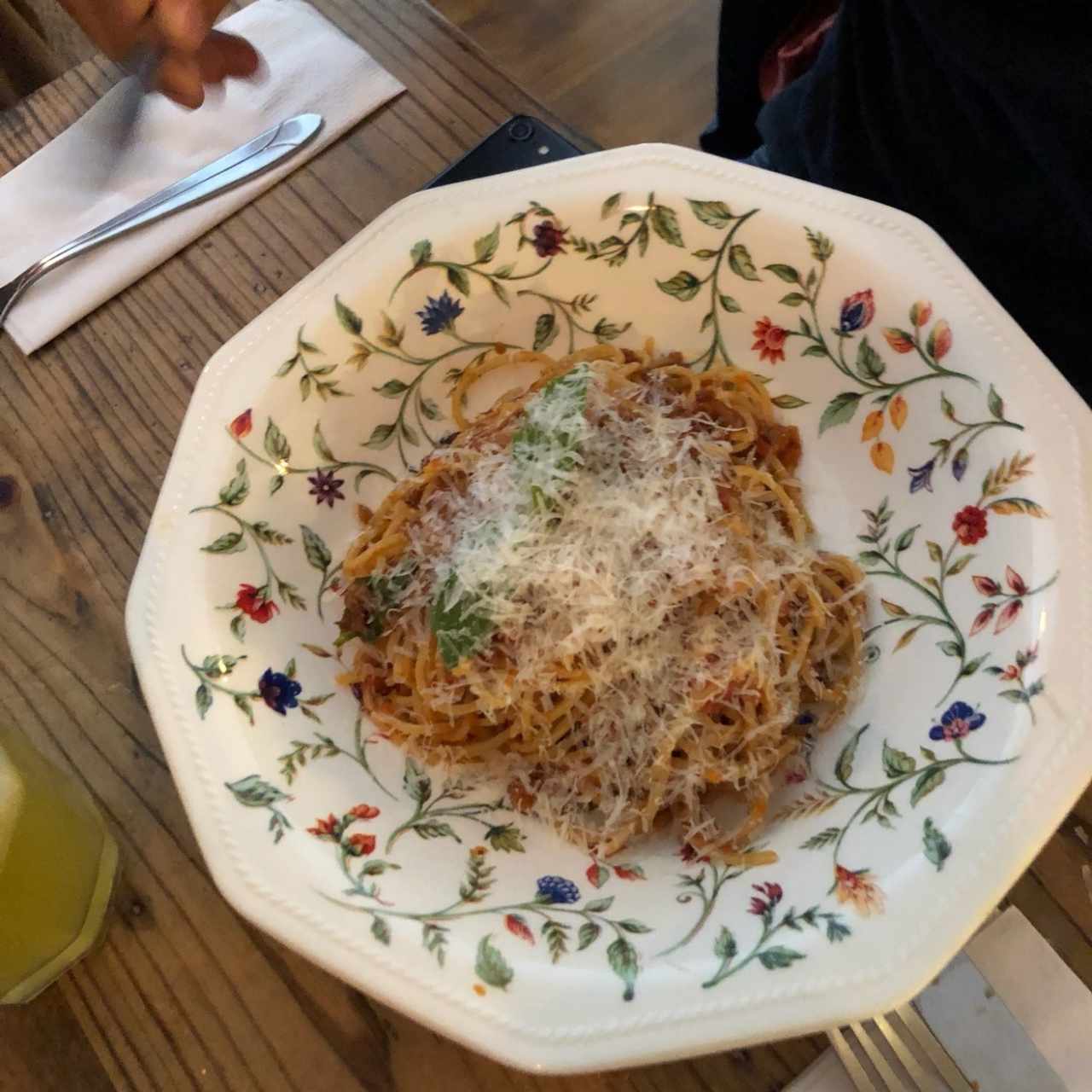 spaguetti a la boloñesa