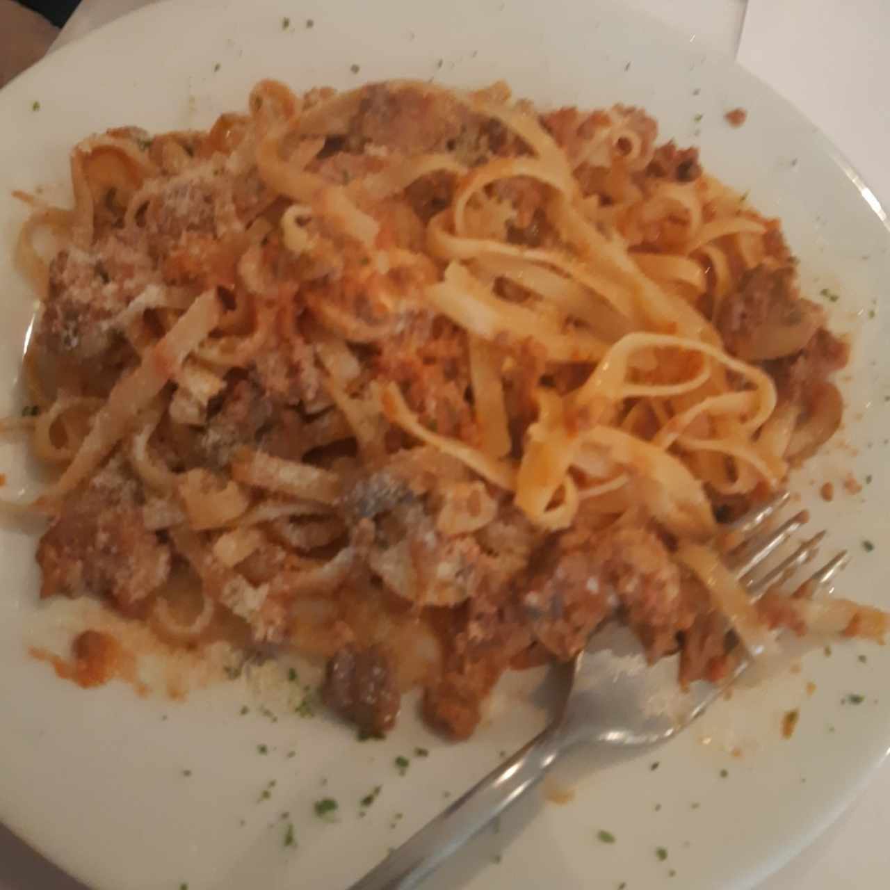 tagliatelle a la boscaiola