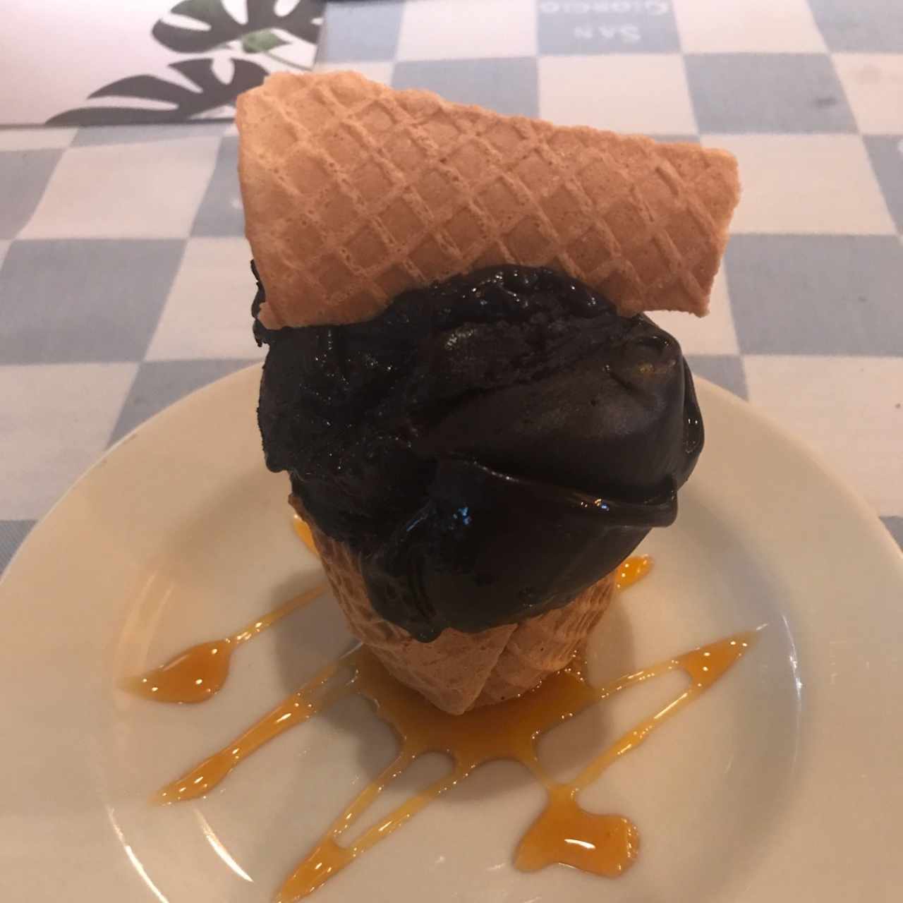 Gelato de chocolate