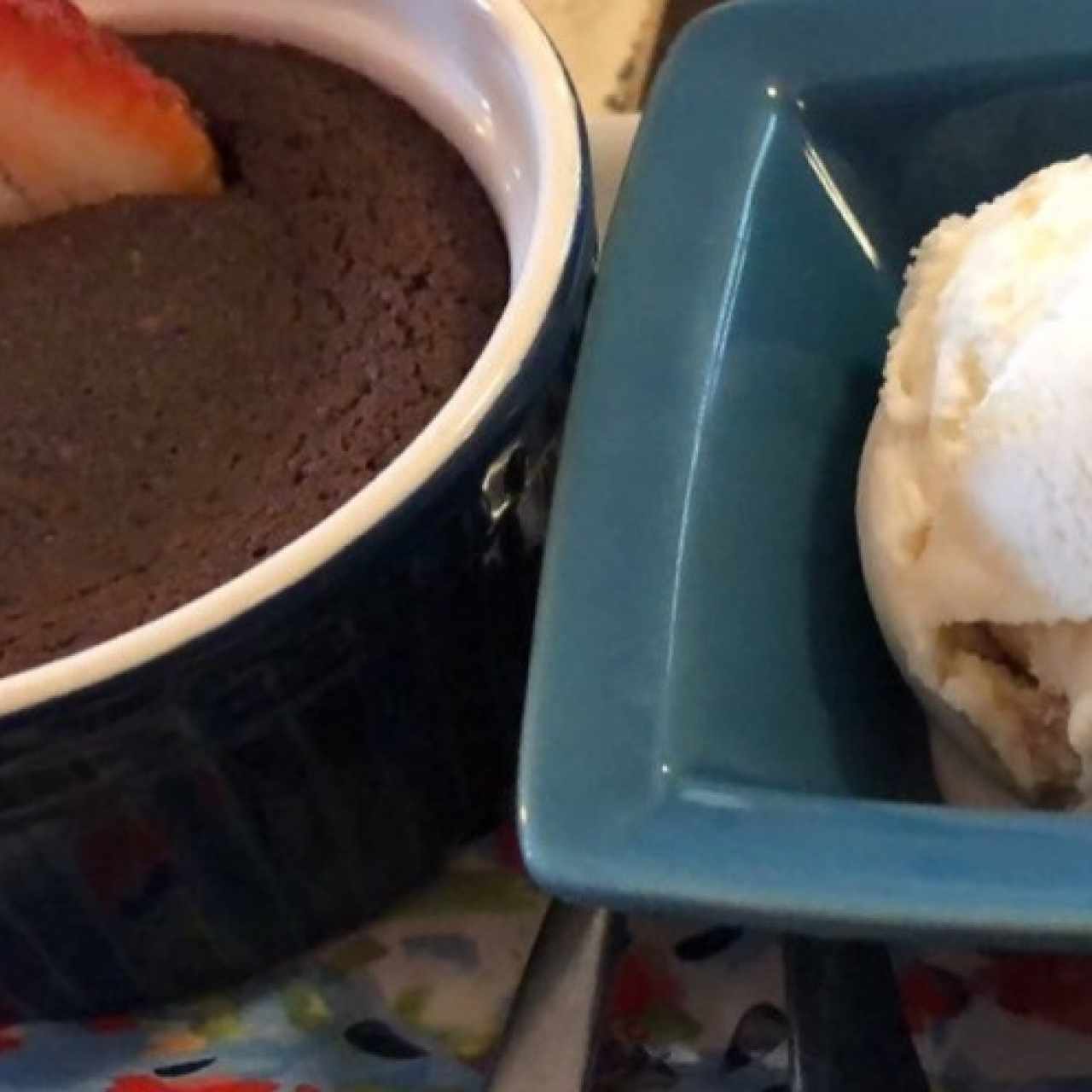Volcán chocolate