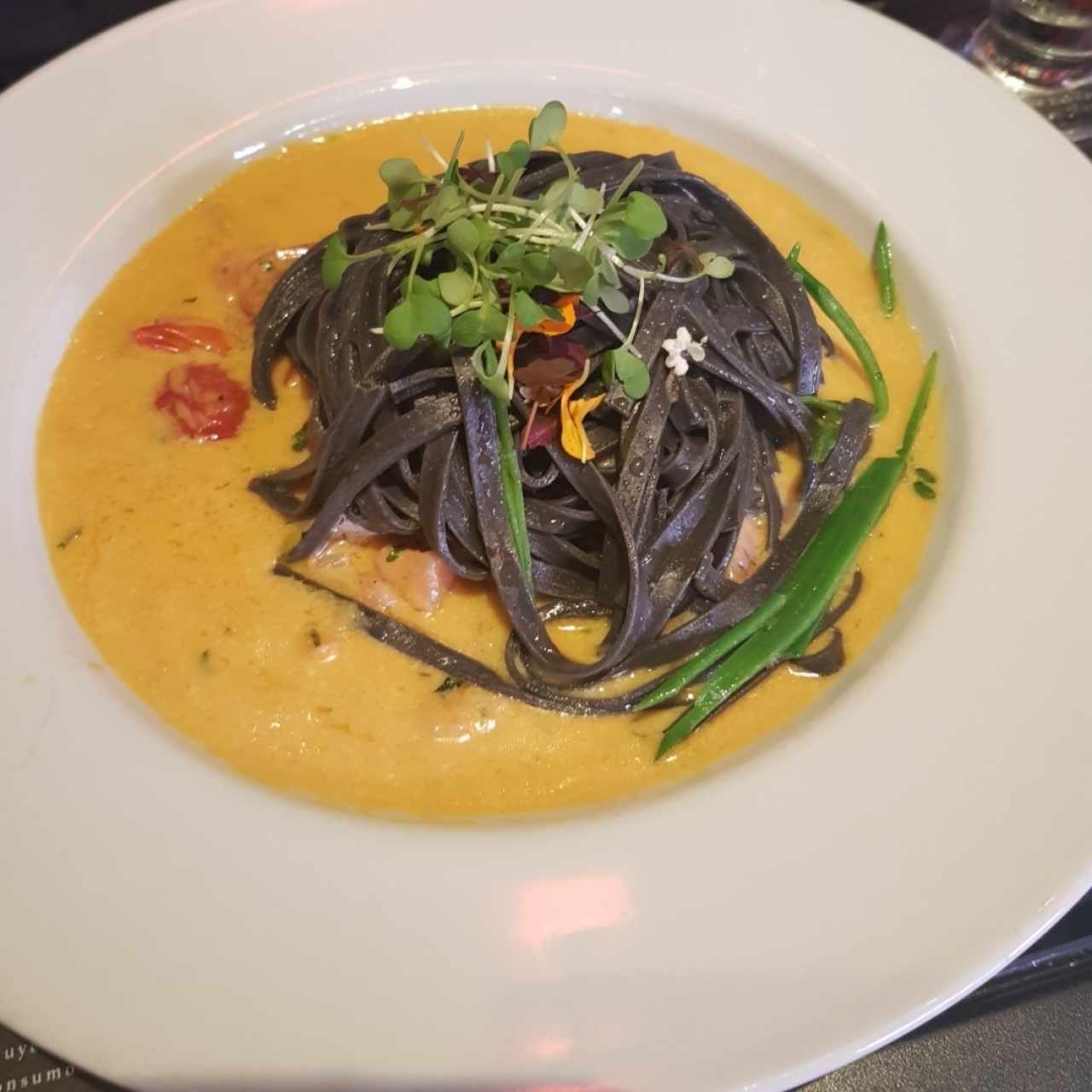 fettuccine de salmón 