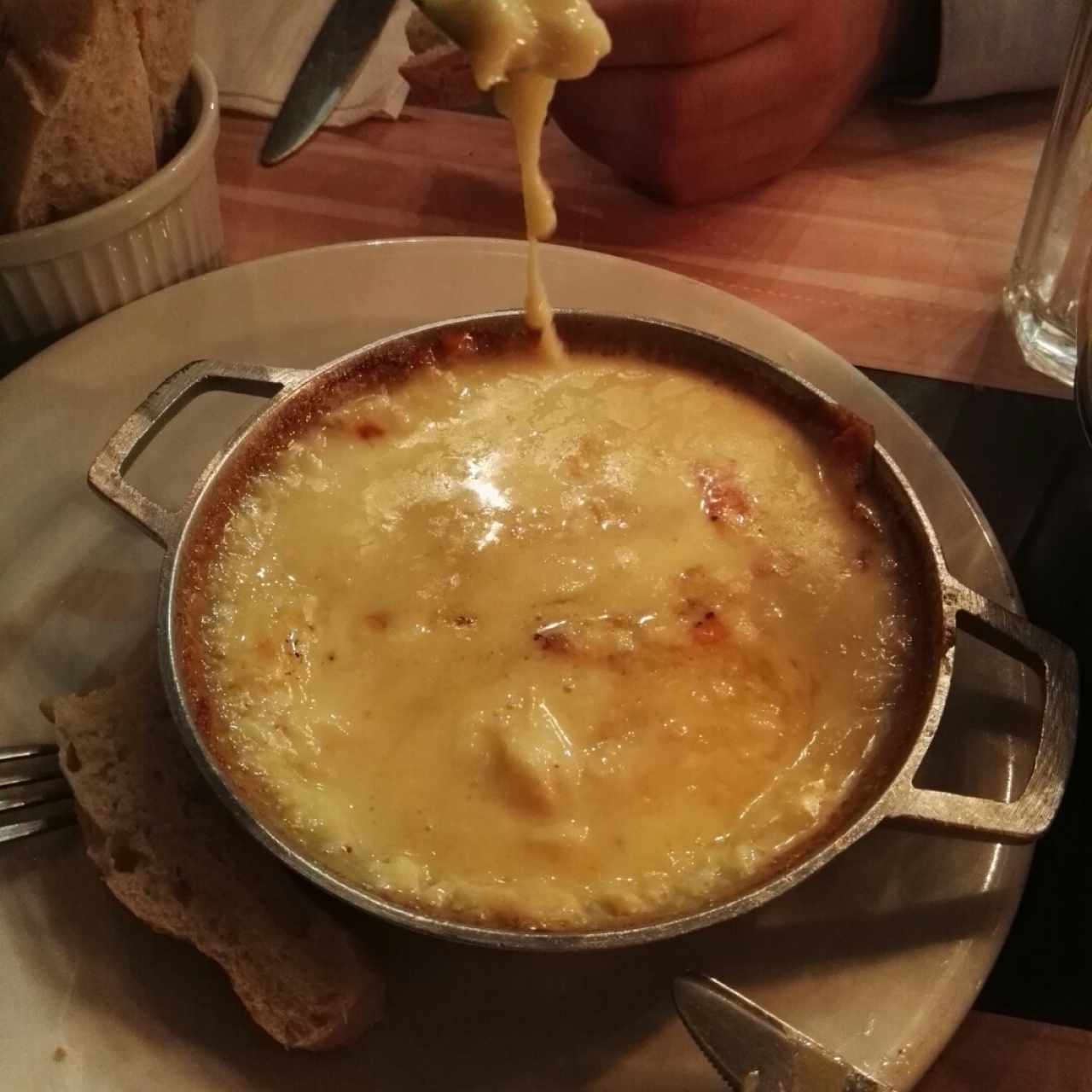 Queso paipa derretido