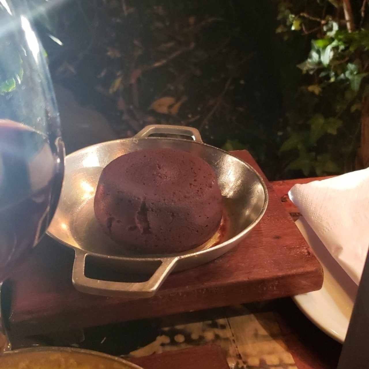 volcán de chocolate 