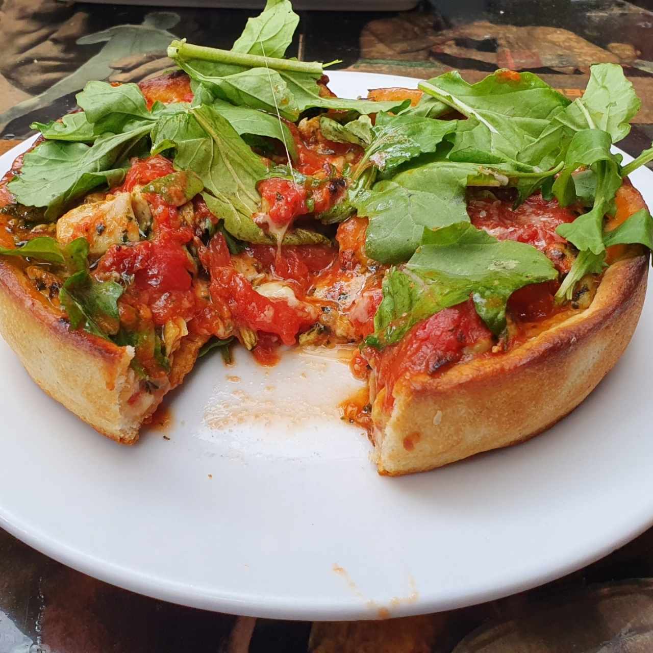 Pollo pesto (2 Porciones)