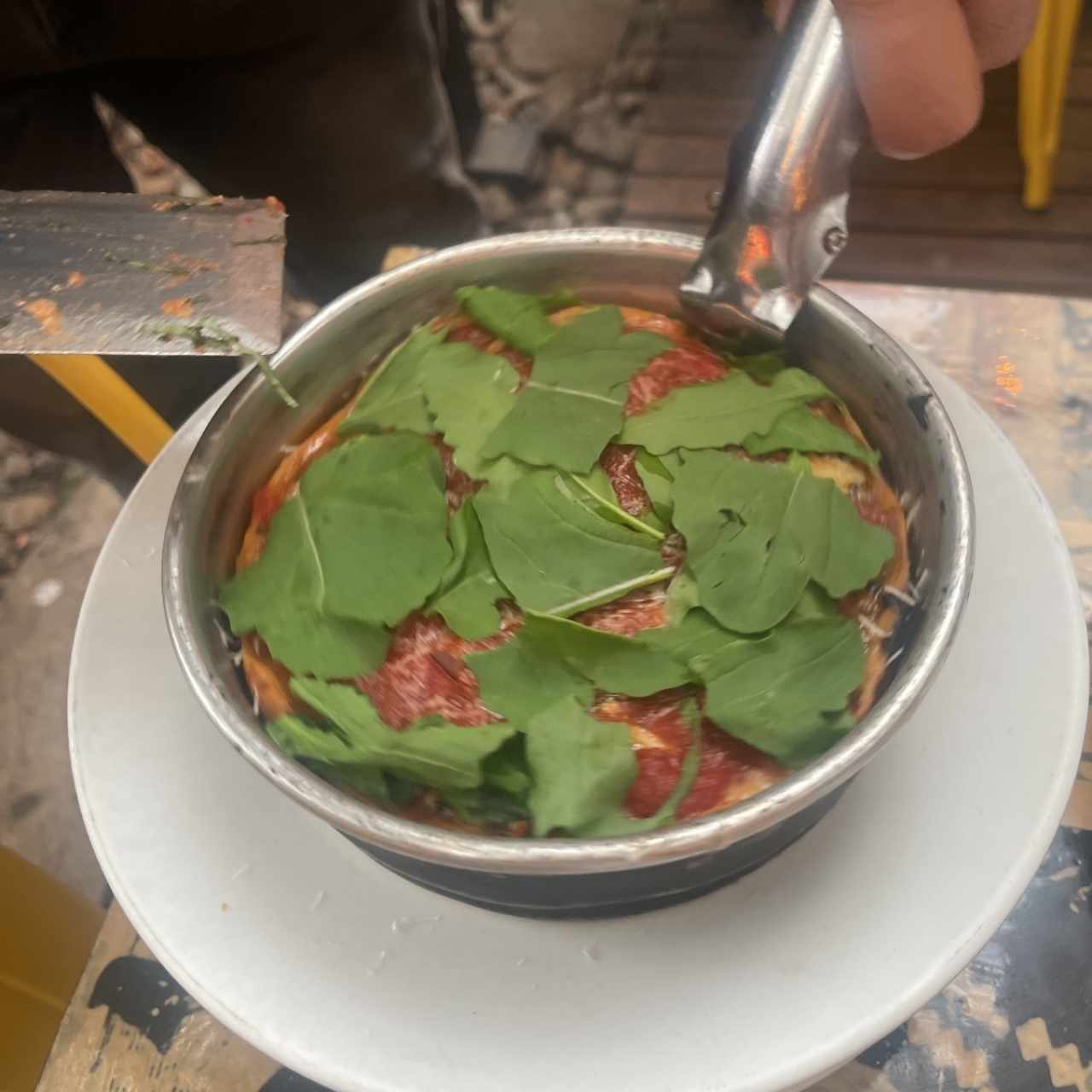 Pollo almpesto 