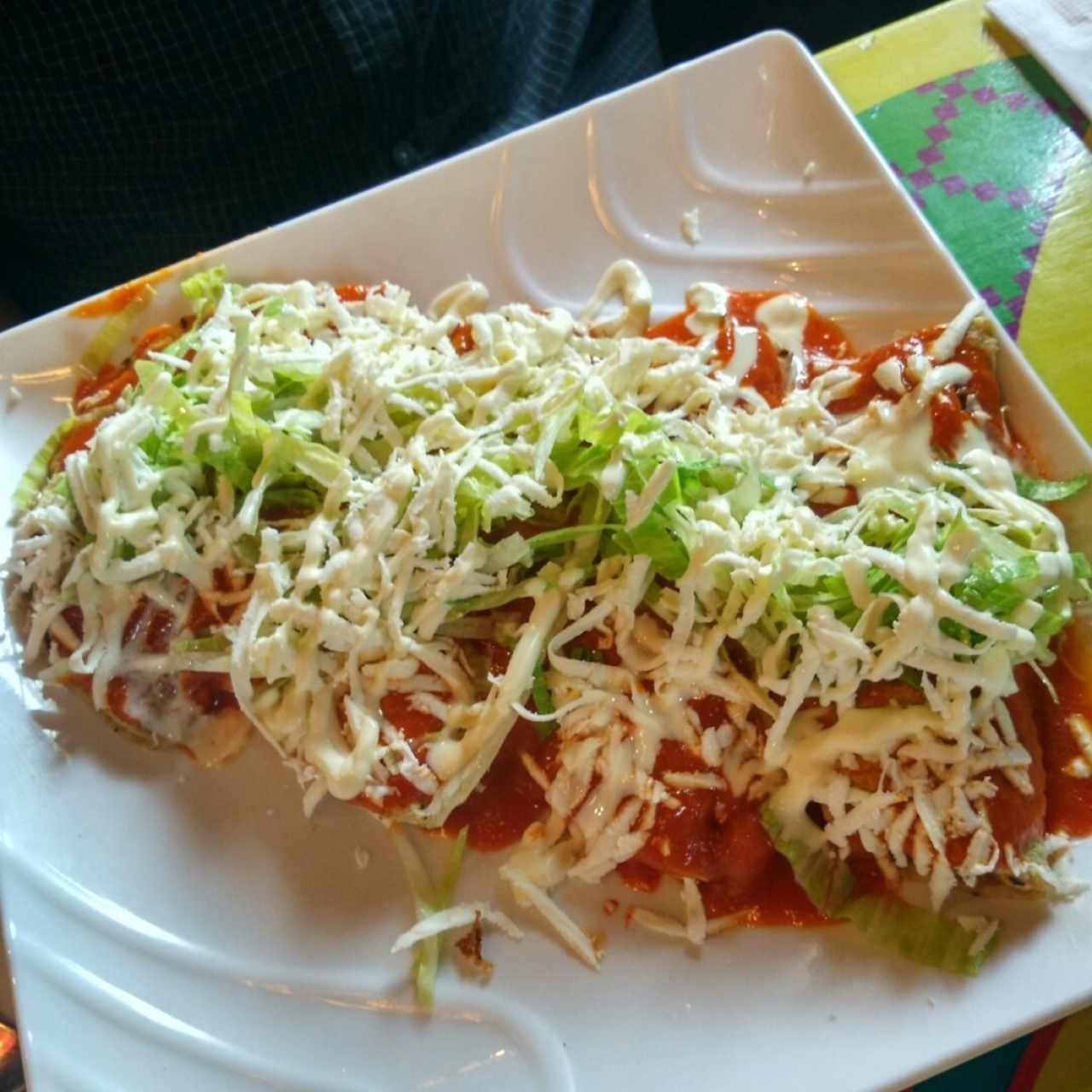 Enchiladas de Tinga