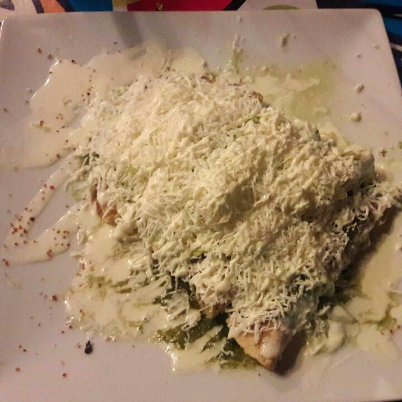 Enchiladas Rojas o Verdes