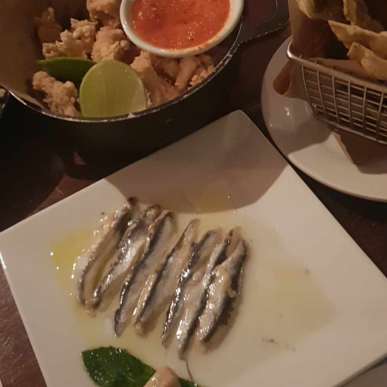 Tostones de boquerones