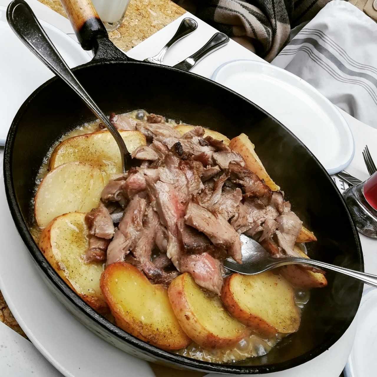 Cordero al horno