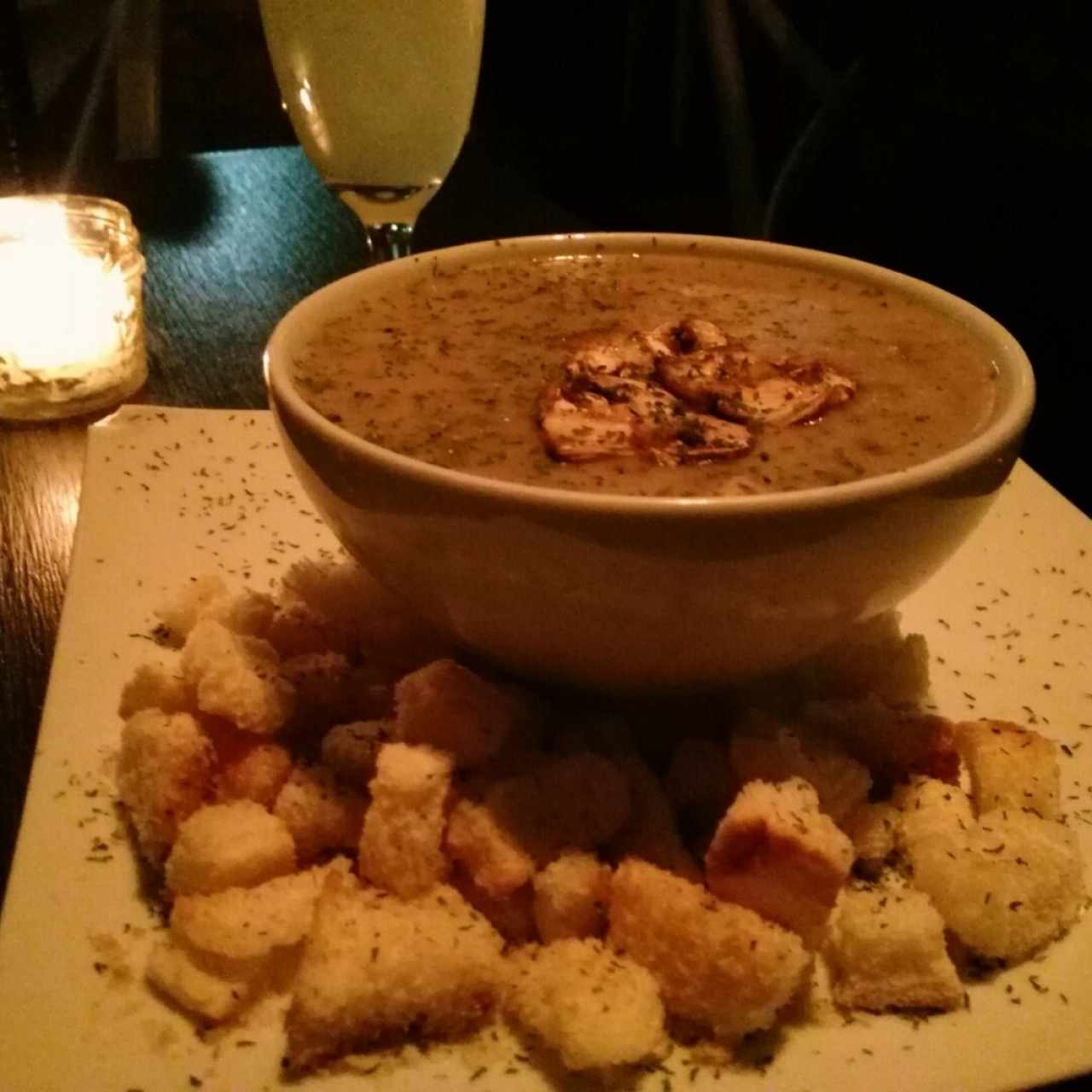 crema de champiñones