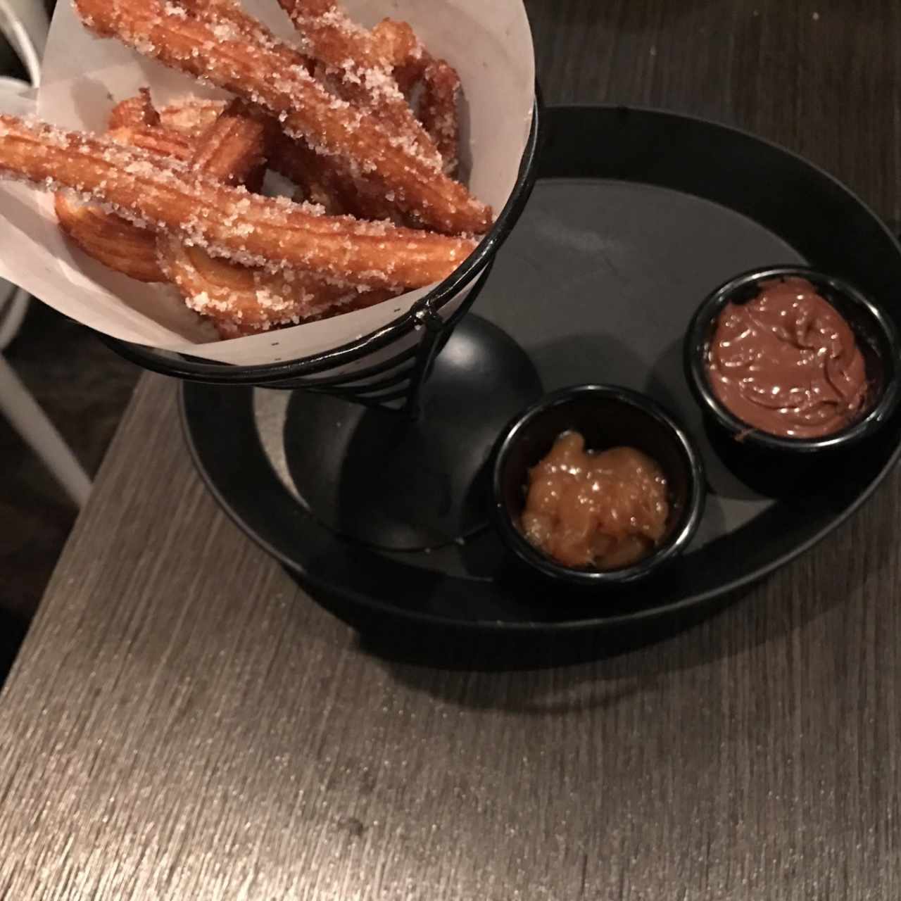 Churros con Nutella y Arequipe