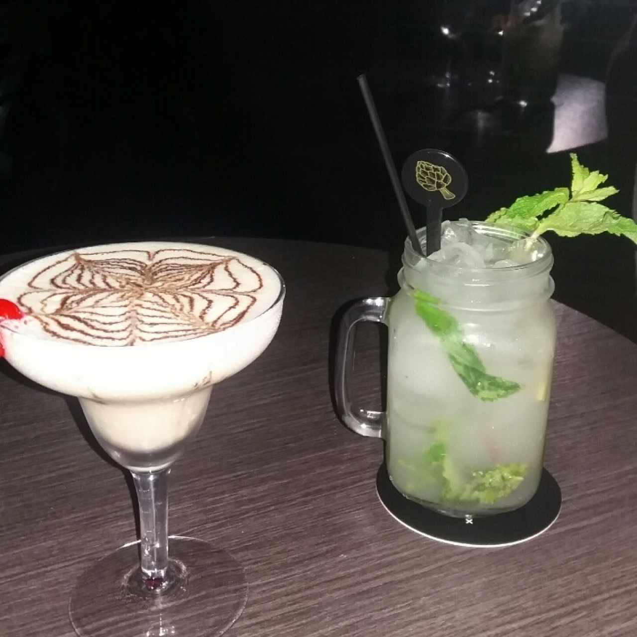 cóctel orgasmo y Mojito con Tequila 