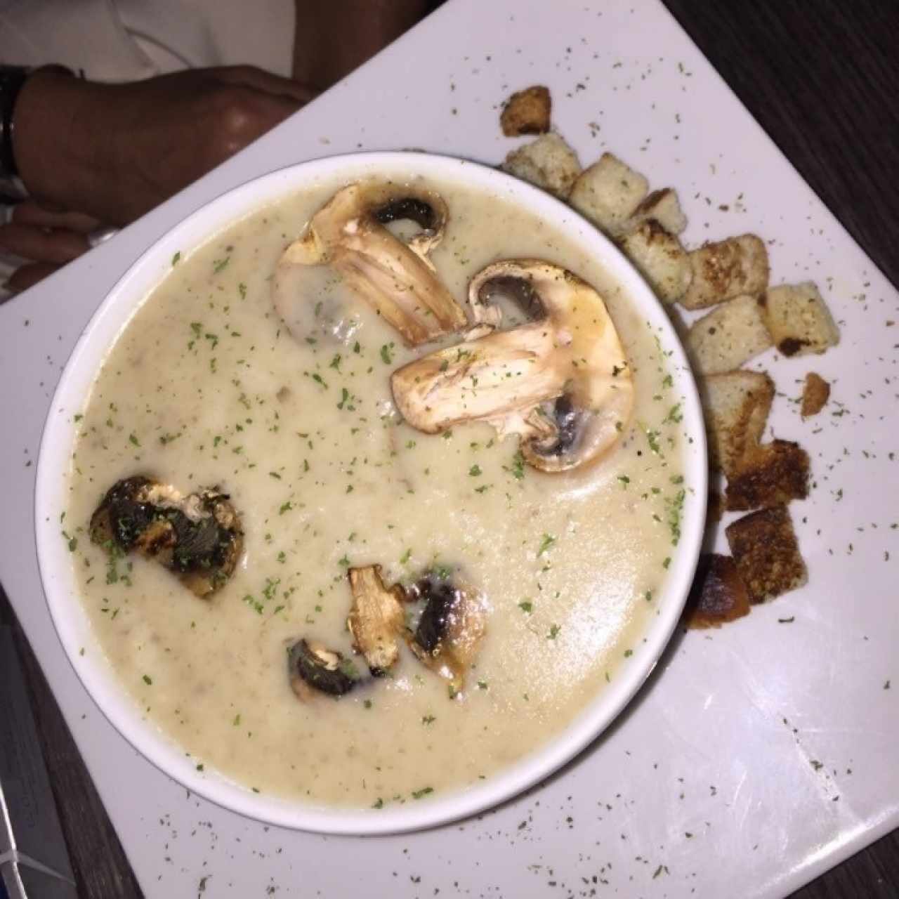 Crema de Champiñones 