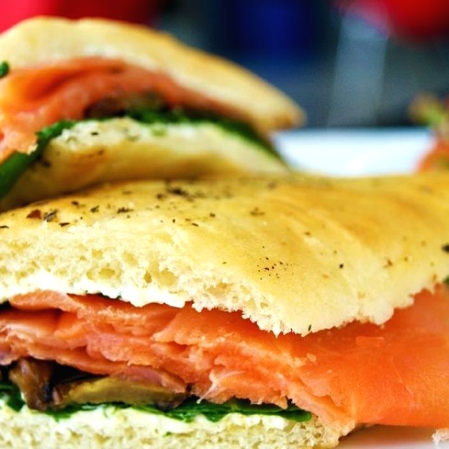Panino de salmón