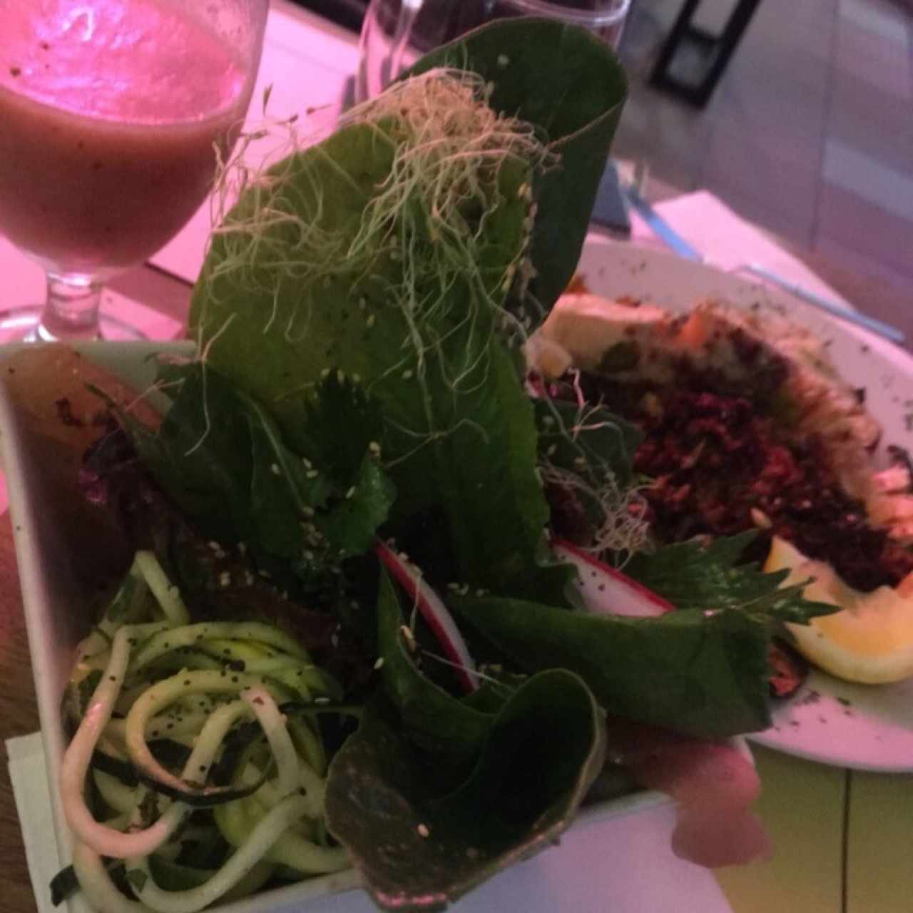 ensalada de vegetales frescos