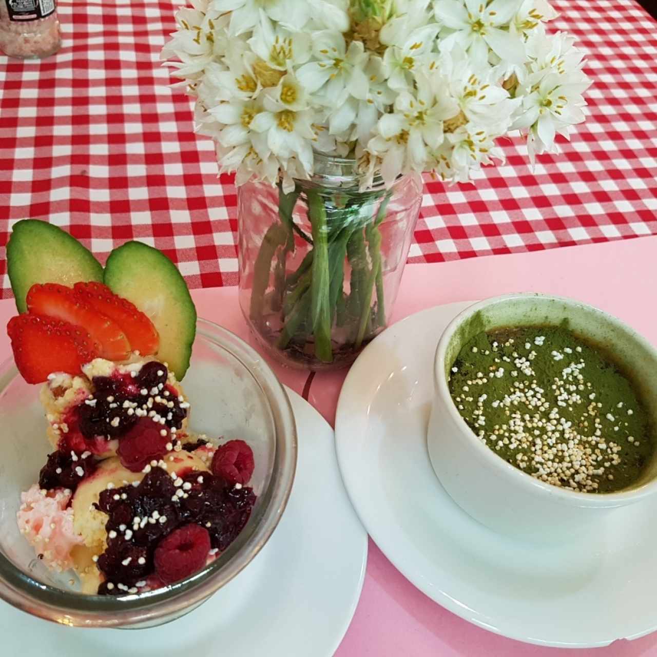 Helado de vainilla y creme brulée de café