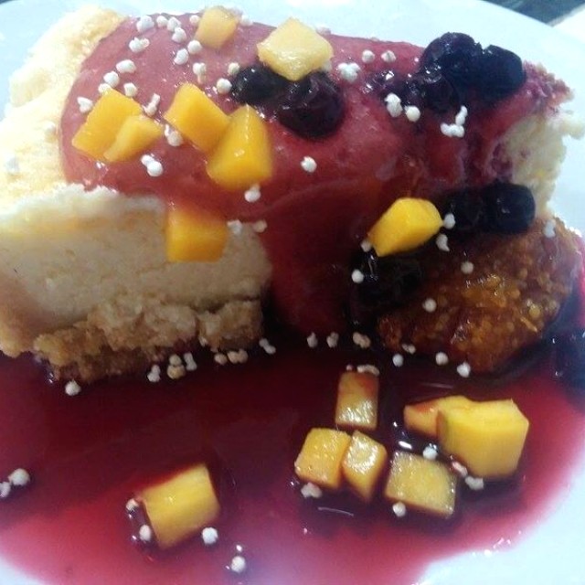Cheese cake mucha fruta